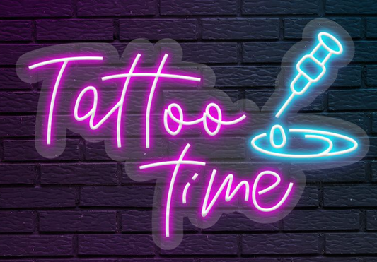 Neón "Tattoo Time"